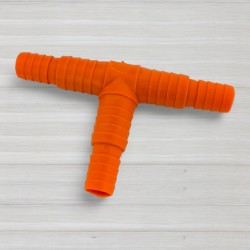 Трійник для з'єднання шлангів, 1/2"-3/4", помаранчевий